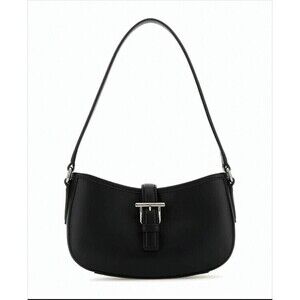 Alexander Mcqueen Black Calf Leather Shoulder Bag - NWT